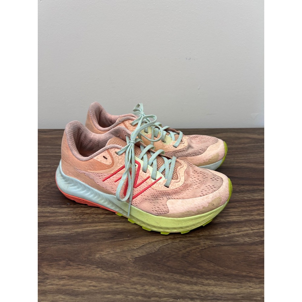 New‎ Balance DynaSoft Nitrel v5 Womens 8 Trail Running Shoes Peach WTNTRRP5